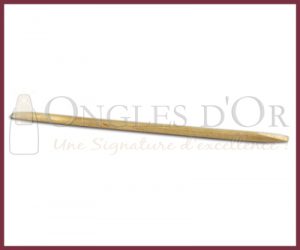 Orange Wood Cuticle Pusher - Short (Unit)