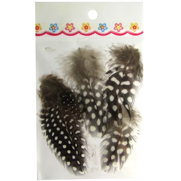 Ornaments Feathers Black / Cream White (PDNBC)