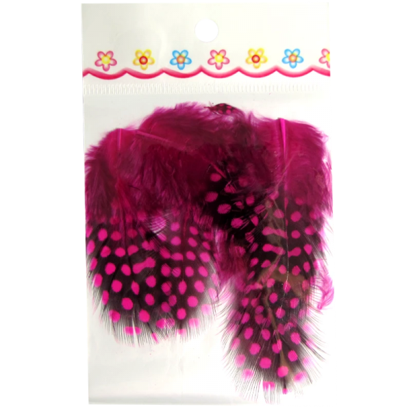 Ornaments Feathers Black / Dark Pink (PDNRF)