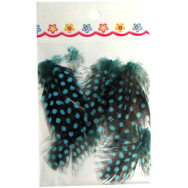 Ornaments Feathers Black / Light Blue (PDNBP)