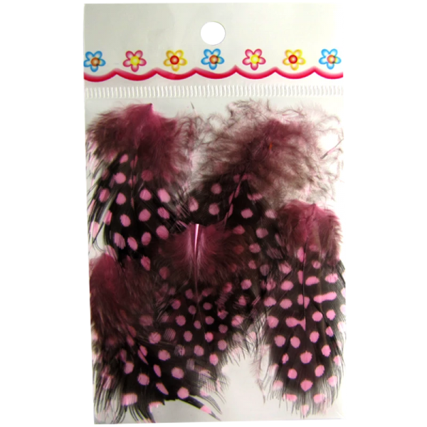 Ornaments Feathers Black / Light Pink (PDNRP)