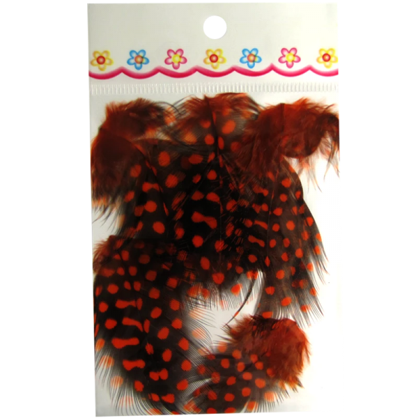 Ornaments Feathers Black / Orange (PDNO)