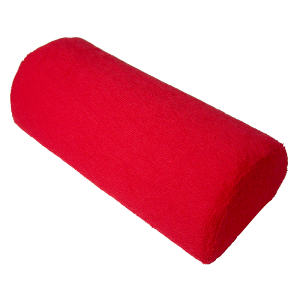 Padded Manicure Armrest with Zipper – Red