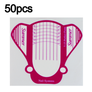 Paper Nail Forms - Summer (50 pcs)