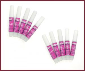 Pink MXBON 2 Grams Nail Glue Tube (10 pcs)