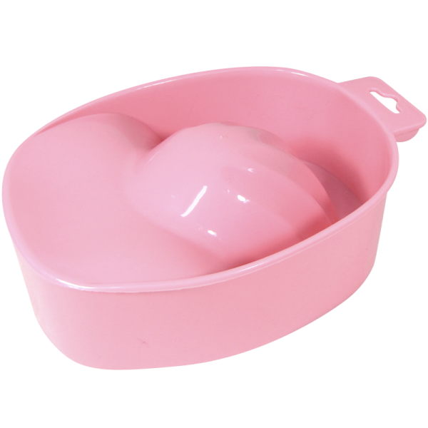 Plastic Manicure Bowl – Light Pink