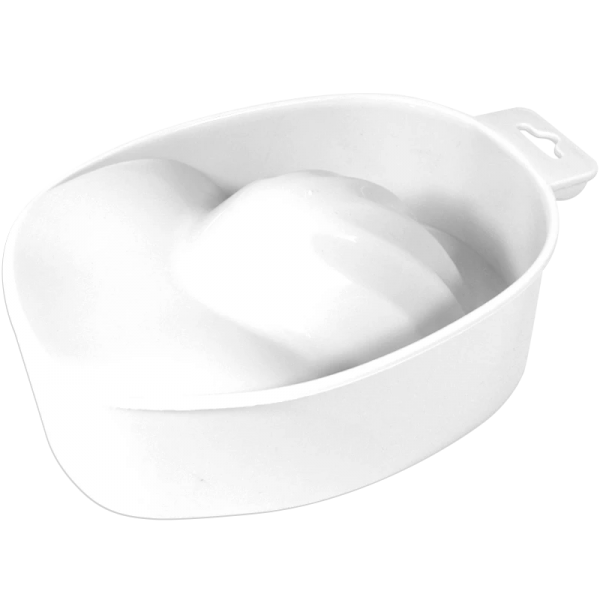 Plastic Manicure Bowl - White