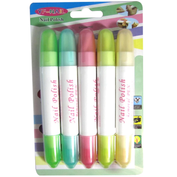 Polish Corrector Pens Varied Color (Kit of 5)