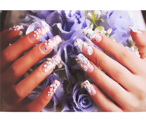 Poster – Nail and Flowers (24'' X 36'')