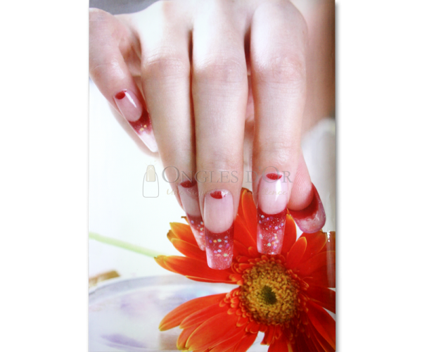 Poster – Nail and Orange Flowers (60 x 90 cm)