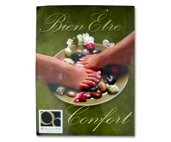 Poster – Ongles d'Or Foot Care (17 x 22.75 inches)