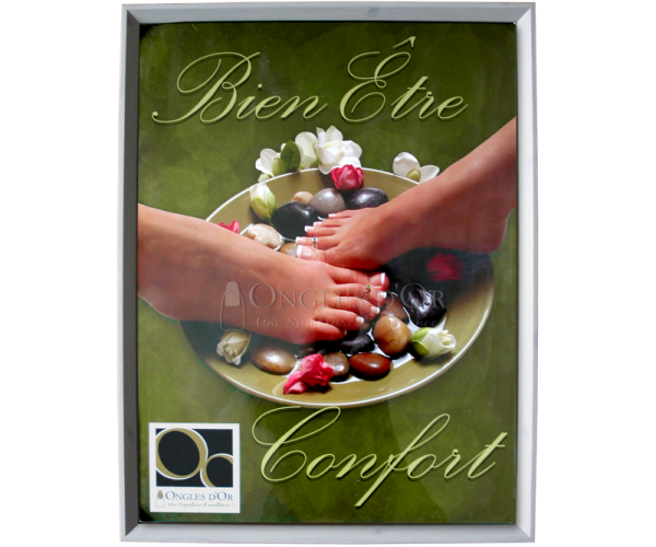 Poster – Ongles d'Or Foot Care (18 x 24 inches)