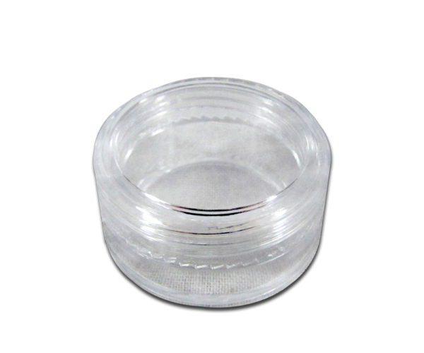 Pot Vide en Plastique Clair avec Couvercle 1/8 oz. (PVPCC1/8)