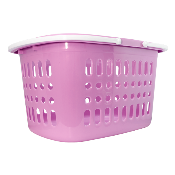 Retail plastic shopping basket – Purple 40x29x22cm