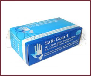 Safe Guard Powdered Latex Gloves