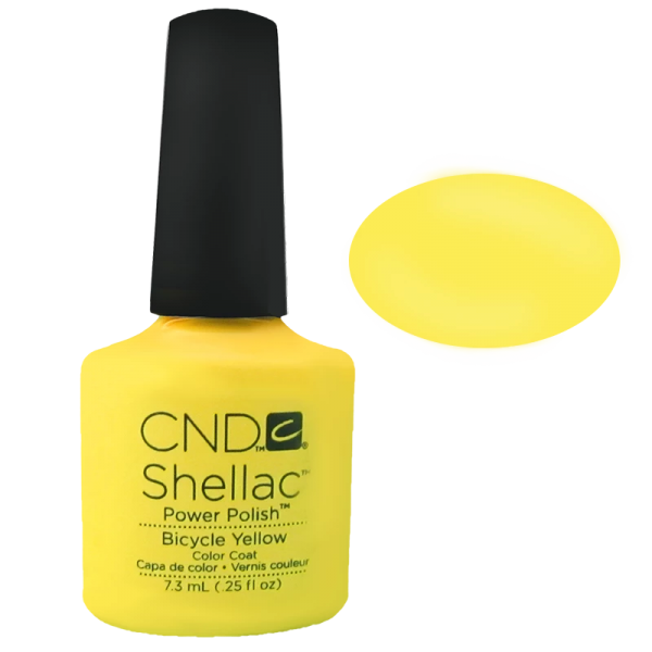 Shellac UV Polish Bicycle Yellow  7.3 ML