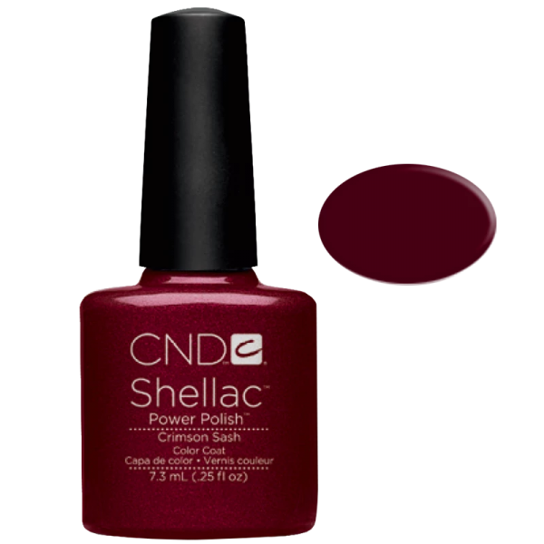Shellac UV Polish Crimson Sash 7.3ML