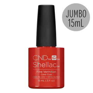 Shellac UV Polish Fine Vermillion  JUMBO 0