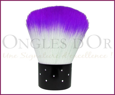 Short Dust Brush Mauve / White Diamond