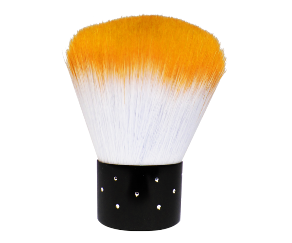 Short Dust Brush Orange / White Diamond