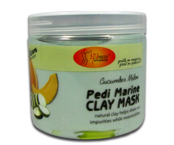 Spa Redi Clay Mask Cucumber and Melon 16 oz