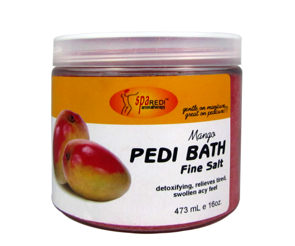 Spa Redi Fine Salt Soak Mango 16 oz