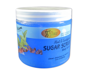 Spa Redi Sugar Scrub Mint and Eucalyptus 16 oz