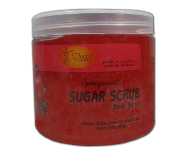 Spa Redi Sugar Scrub Pomegrenate 16 oz