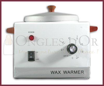 Square Shaped White Metal Wax Heater 500cc 110 Volts