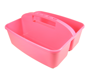 Stackable Plastic Basket - Pink