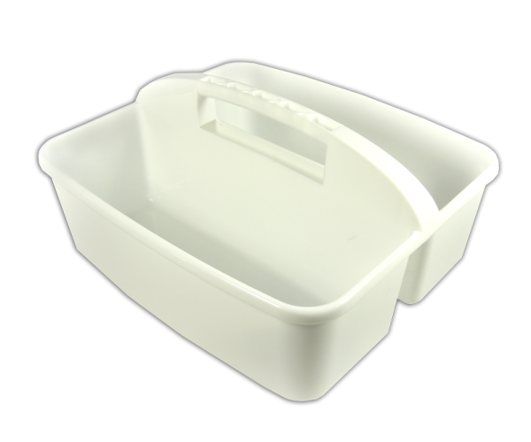 Stackable Plastic Basket – White