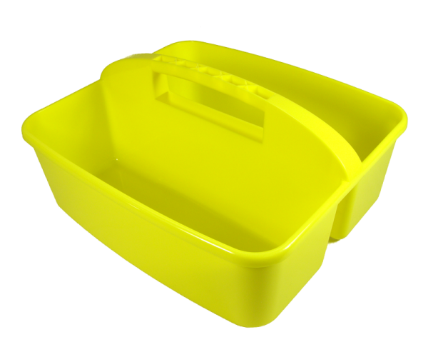 Stackable Plastic Basket – Yellow