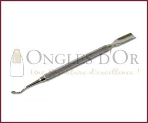 Stainless Steel Cuticle Pusher Curette/Rond Handle