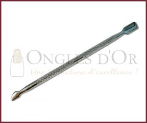Stainless Steel Cuticle Pusher Double Round Sided