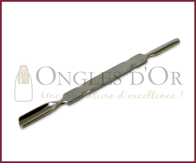 Stainless Steel Cuticle Pusher Double/Flat Handle