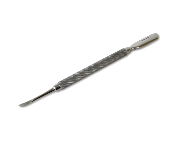 Stainless Steel Cuticle Pusher Point Round Handle