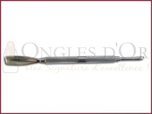 Stainless Steel Cuticle Pusher with Rounded Point and Round Hand
