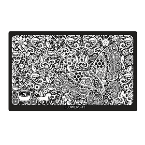 Stamping Image Plate - XL FLOWERS-13 (6