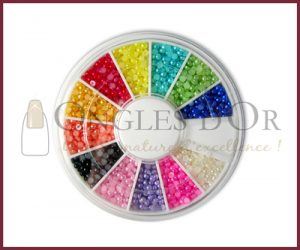 Stone Wheel - Pearl - Various Colors (1200 pcs)