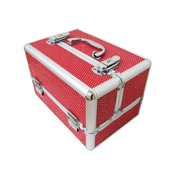 Suitcase Polka Dot Design Red (Small:28x19x19cm)