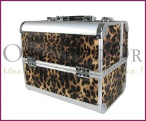 Suitcase for Esthetic and Nail supplies Model 7 Leopard (VOE7L)