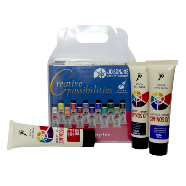 Tartofraises Jo Sonja's Acrylic Paint Kit – 12 x 20 ml