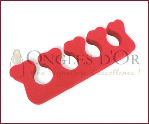Toe Separators Sheet - 10 pairs - Red