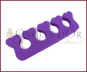Toe Separators Sheet - 100 pairs - Purple