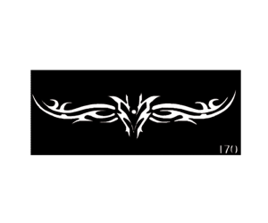 Tribal Design Body Stencil #170 (2" x 5")