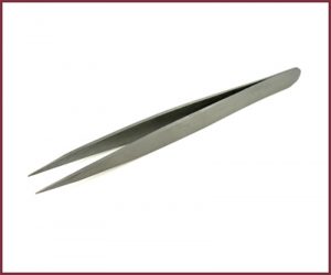 Tweezer - Straight Fine Point - Stainless