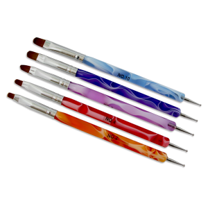 UV Gel Brush and Dotting Tool Kit 5 pcs (#2