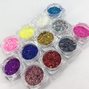 Valerie Ducharme Glitter Holographic 3 sizes 12 pcs