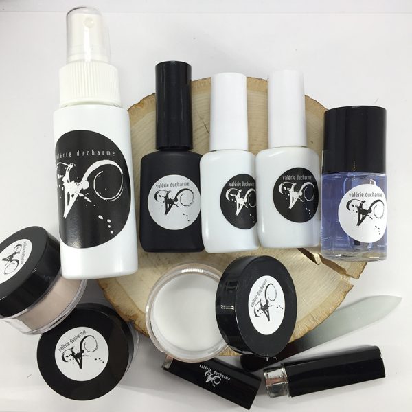 Valerie Ducharme Powder and Glue Kit with Thin UV Top Coat
