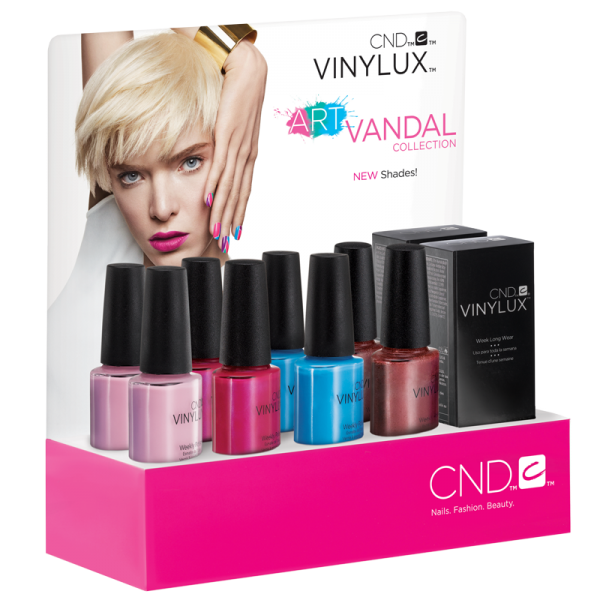 Vinylux CND Display Art Vandal Collection